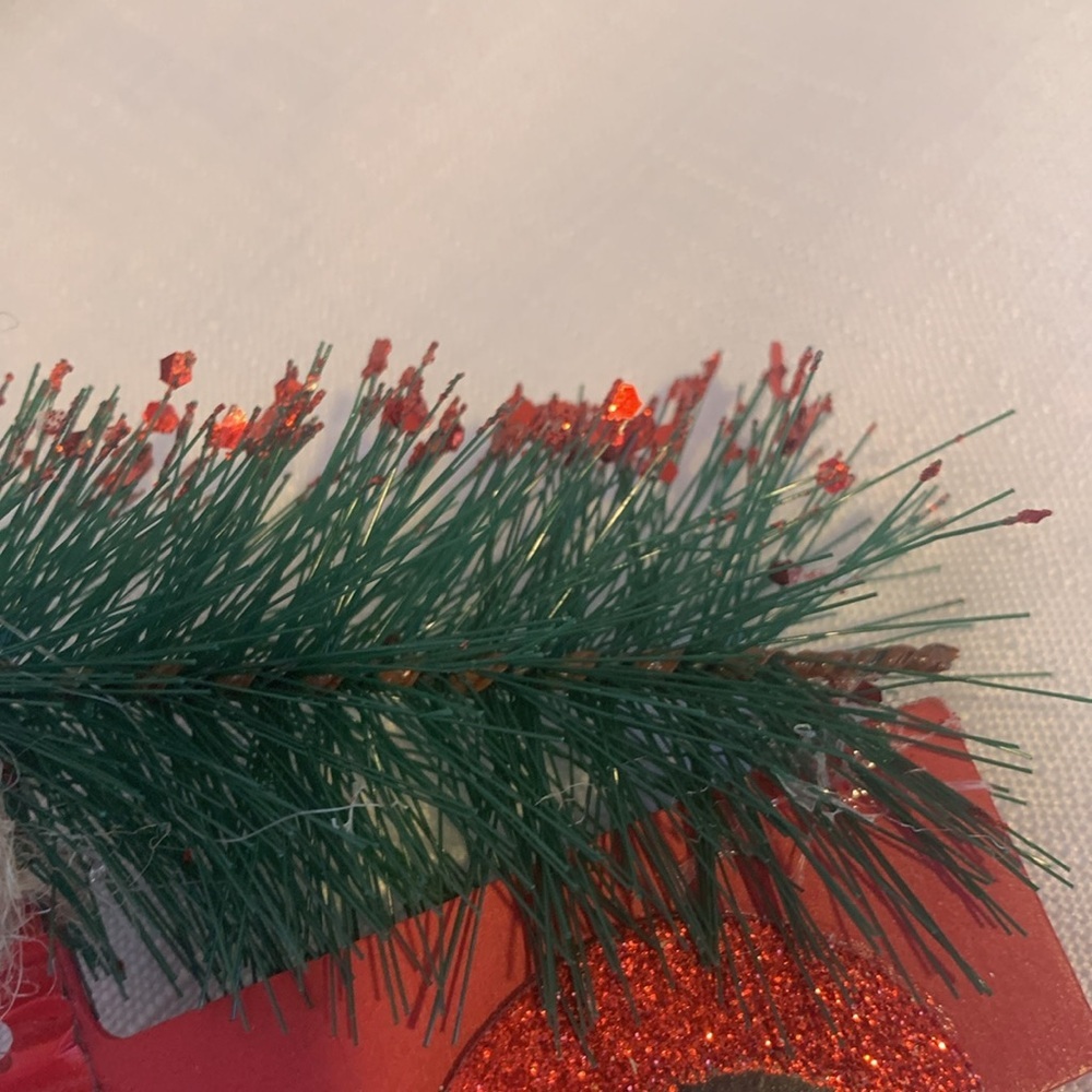 Sparkling Pickup Truck Christmas Tree Ornament Holiday Decor Decoration - Picture 5 of 6